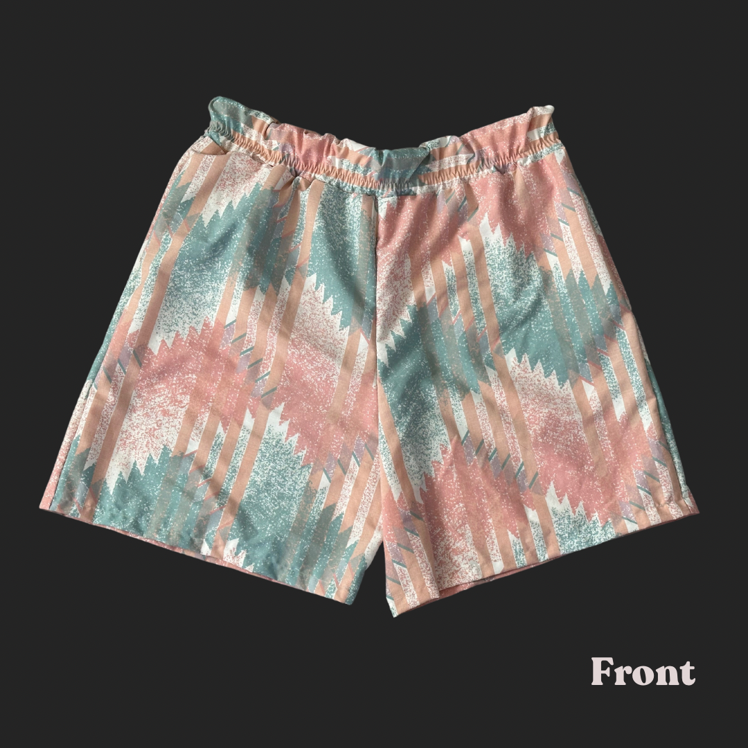 Pink + Teal Shorts